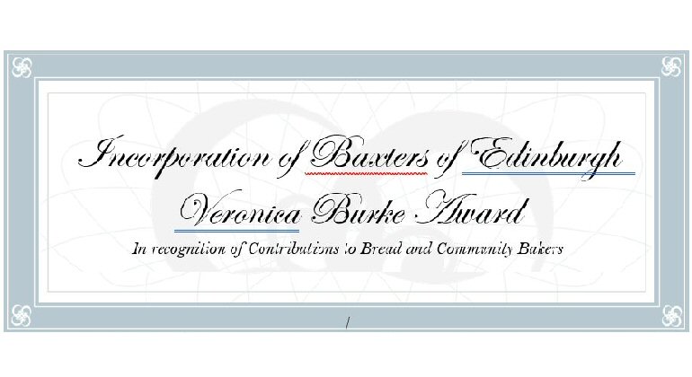 2021 Veronica Burke Award